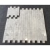 MOZAIKA BIANCO CARRARA  PROSTOKĄTY BRICKS 35 X 29,5 CM DOSTĘPNA OD RĘKI 